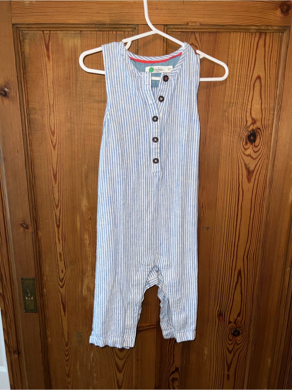Baby Biden Striped Sleeveless Baby Romper